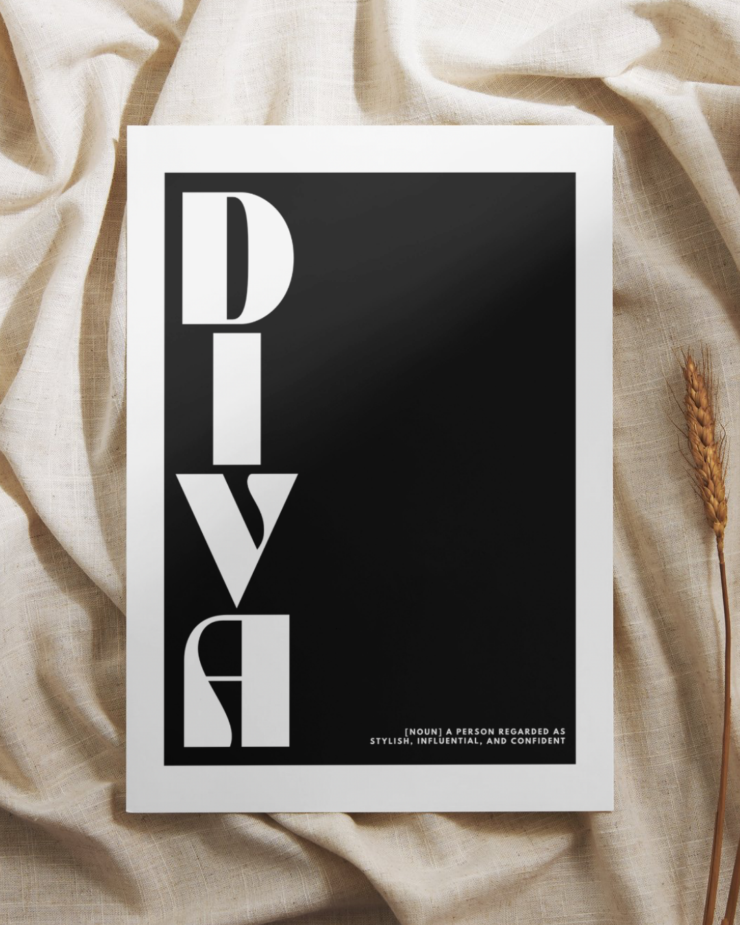 DIVA Monochrome Print (A3)