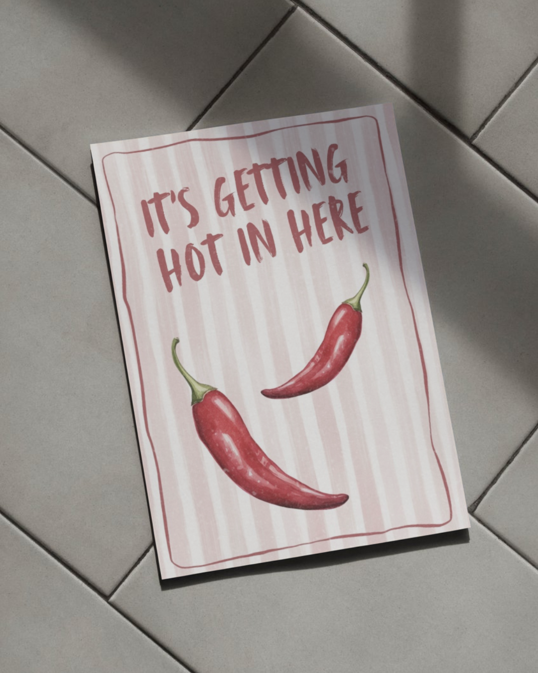 Getting Hot In Here Print (A3)