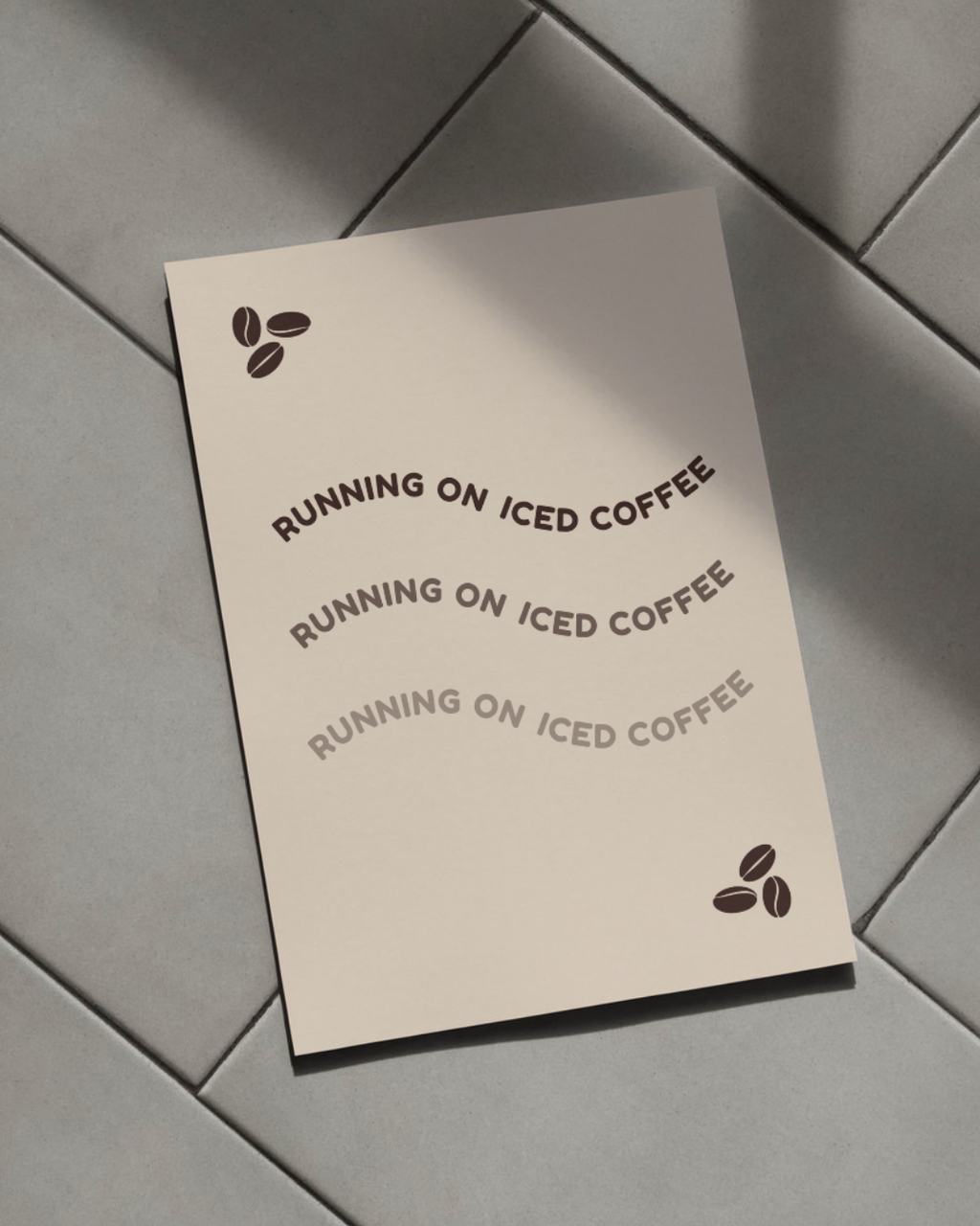 Iced Coffee Print (A3)